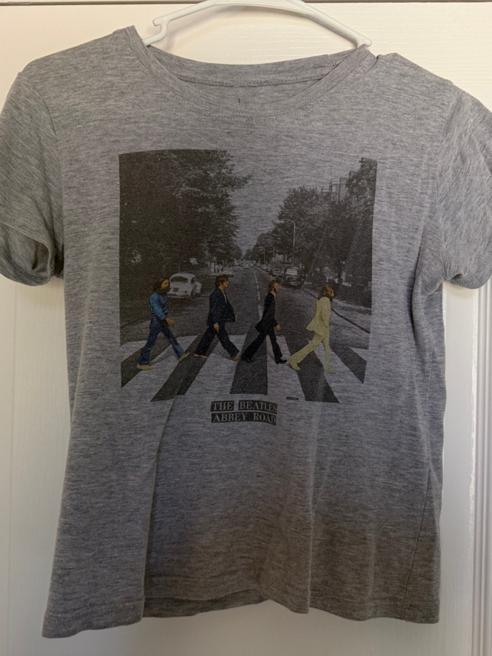 The Beatles Gray Abbey Road Short Sleeve Graphic Tee